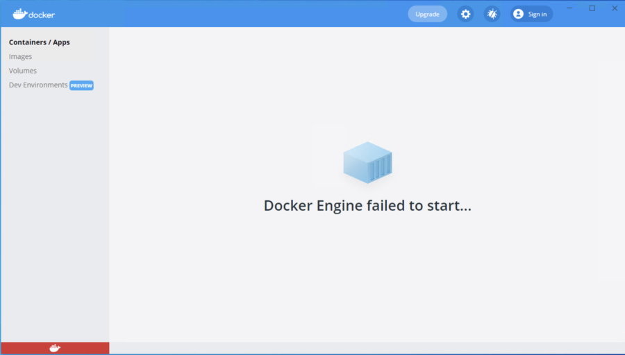 Docker インストール失敗